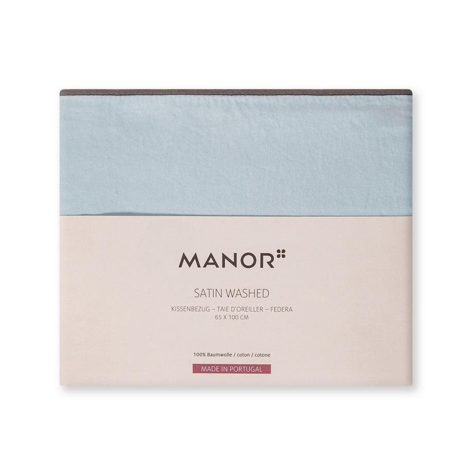 Manor Brandon Taie d'oreiller unie  