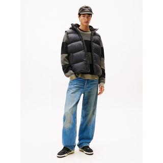 TOMMY JEANS TJM Essential Down V Wattiertes Gilet mit Kapuze  