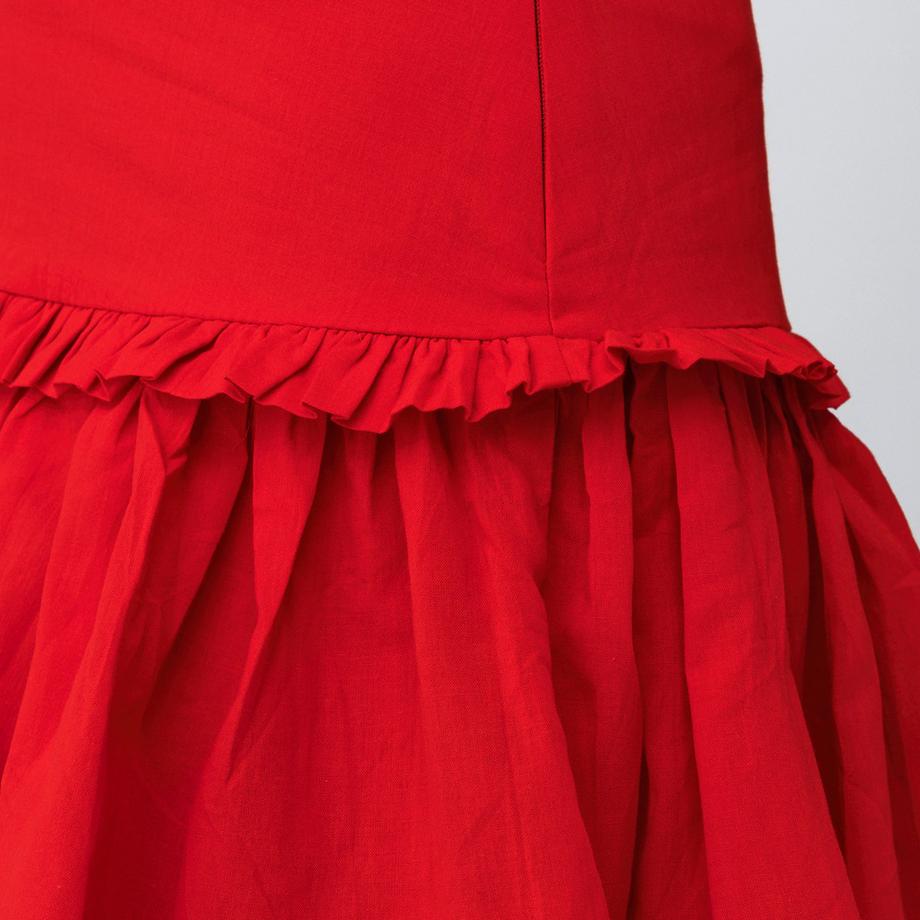 Manor Woman Jupe courte à volants étagés  