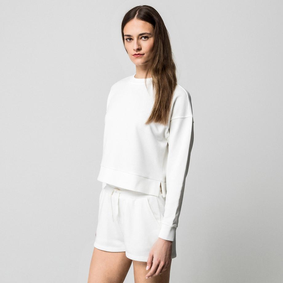 Manor Woman Felpa girocollo corta  