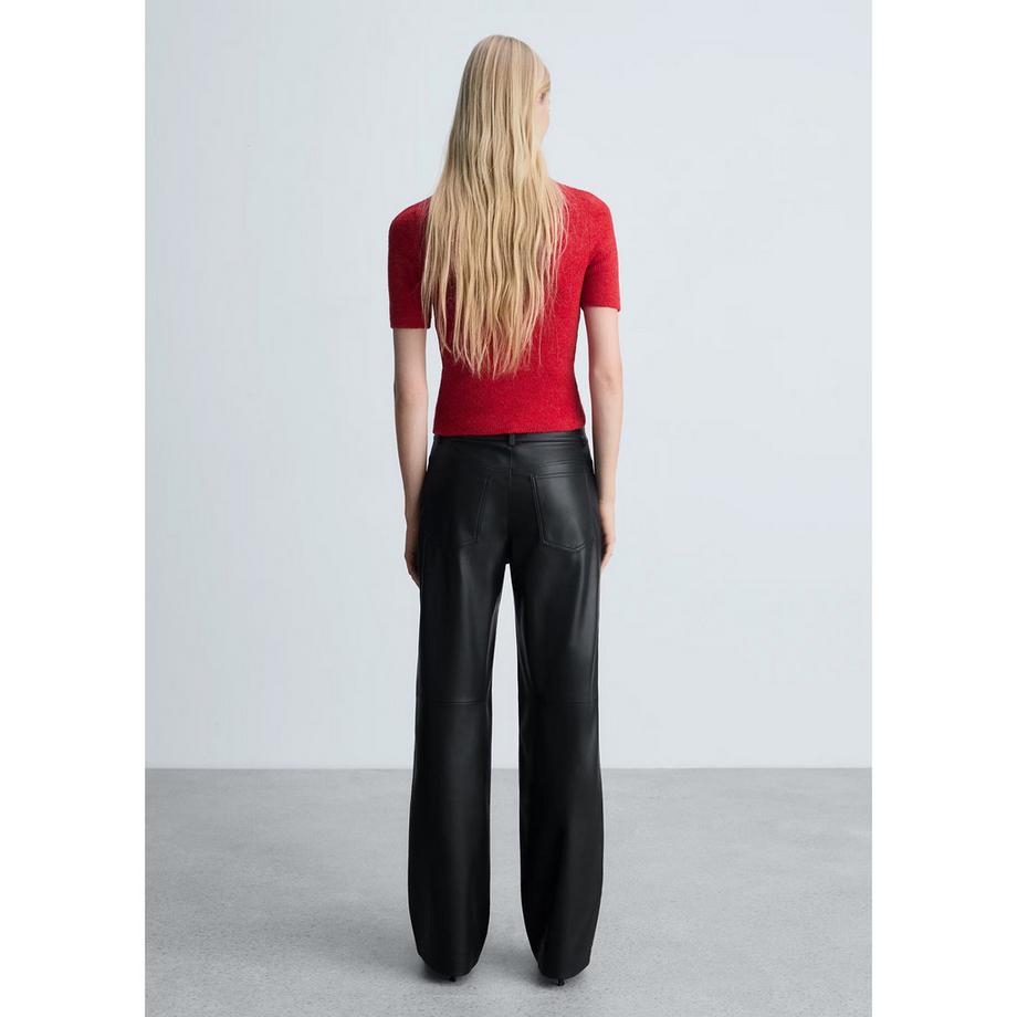 MANGO HIGH Pantalon Large  