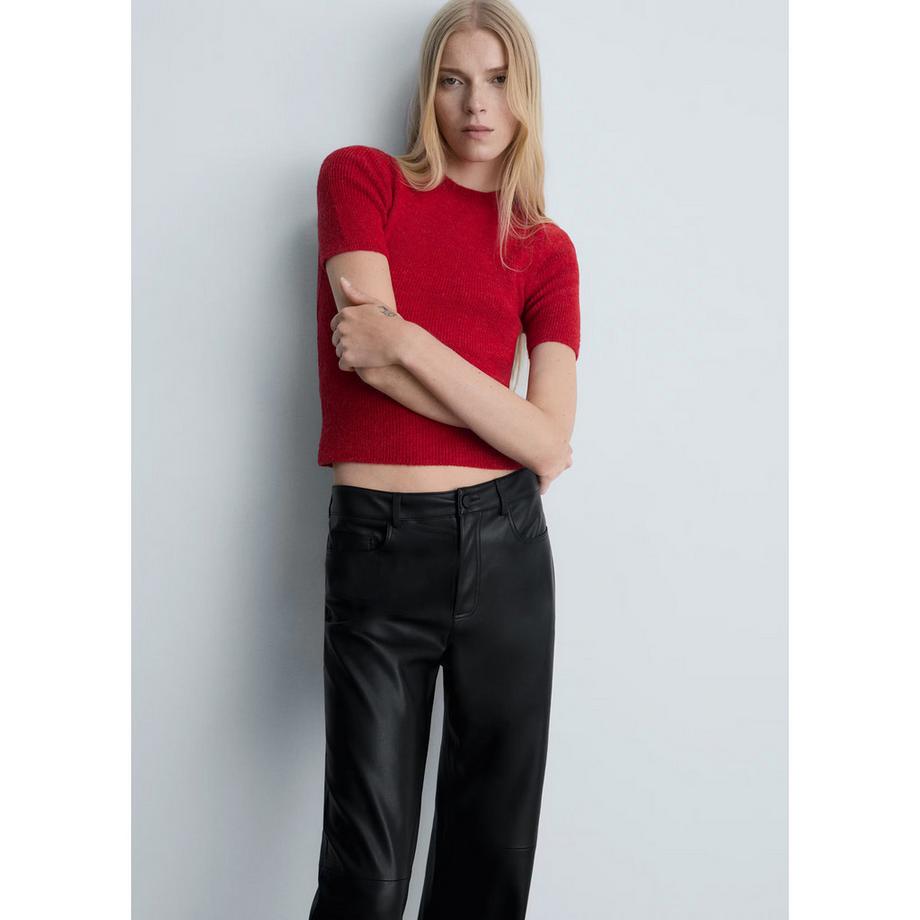 MANGO HIGH Pantalon Large  