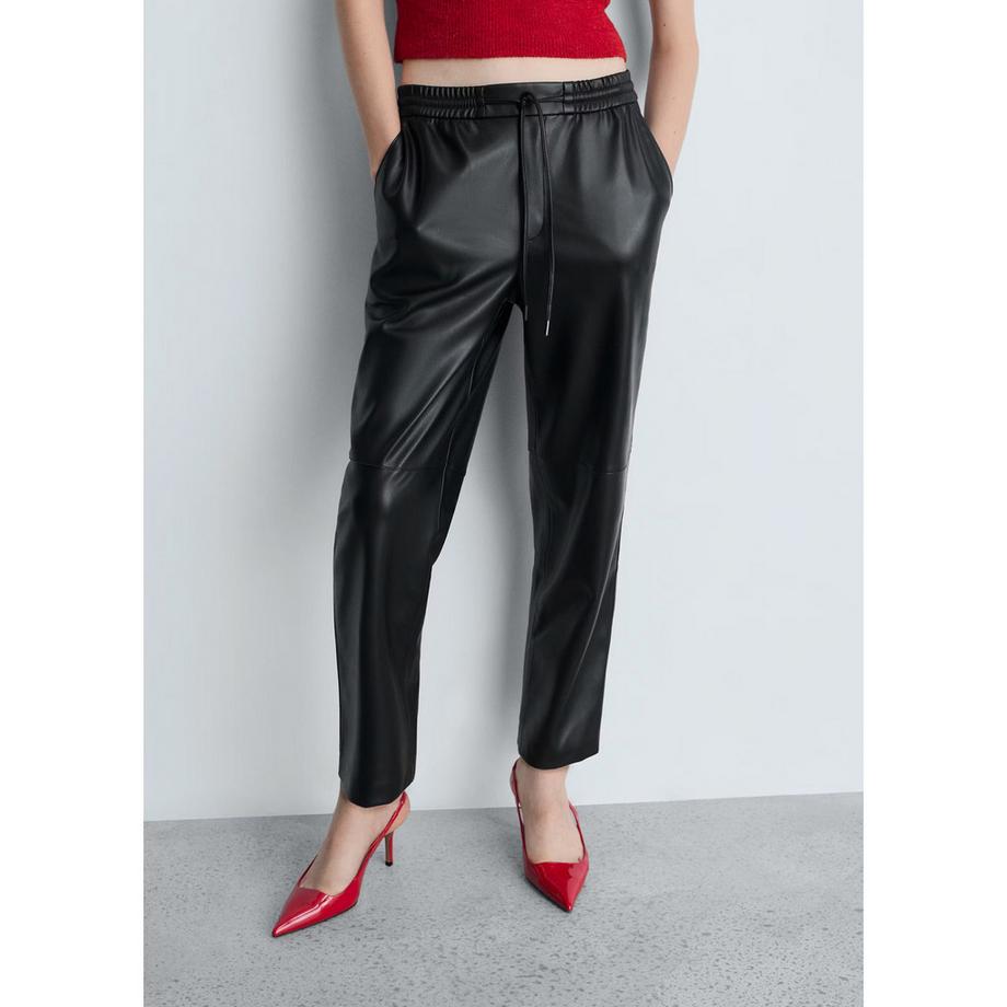 MANGO APPLE Gioia Pantalon Cropped Coupe Droite  