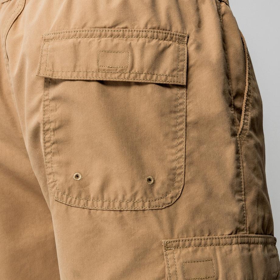 Manor Man Twill Cargo Shorts mit Kordelzug  