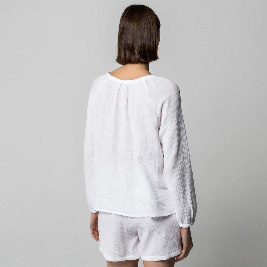 Manor Woman Camicetta Mussola Maniche Lunghe  