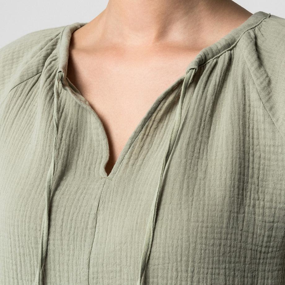 Manor Woman Chemisier Mousseline Manches Longues  