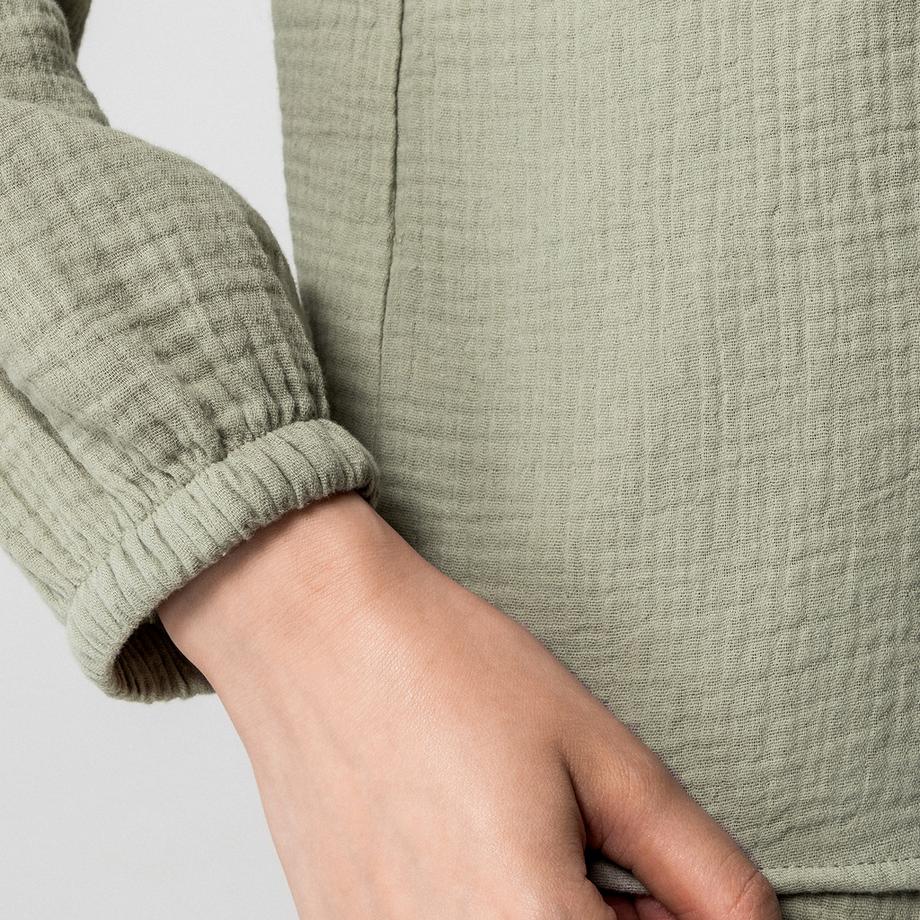 Manor Woman Chemisier Mousseline Manches Longues  