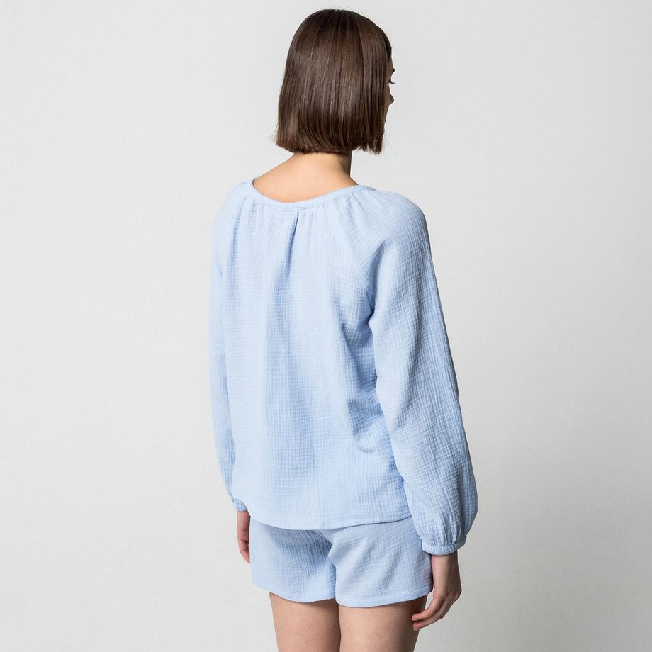 Manor Woman Chemisier Mousseline Manches Longues  