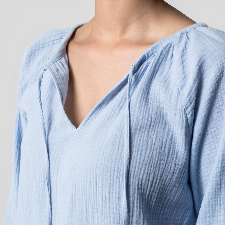 Manor Woman Chemisier Mousseline Manches Longues  