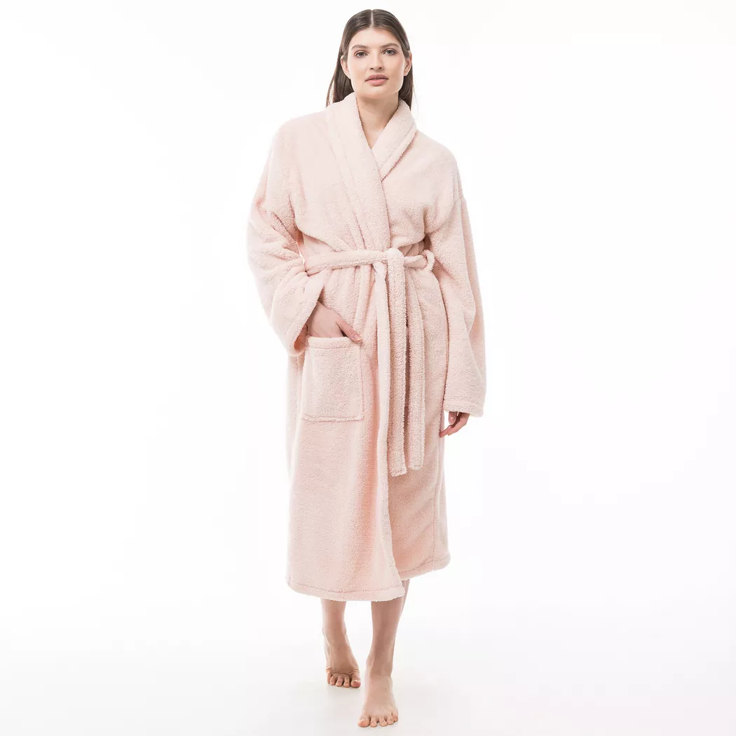Manor - Bademantel, unisex, für Damen, Rosa, Größe S/M
