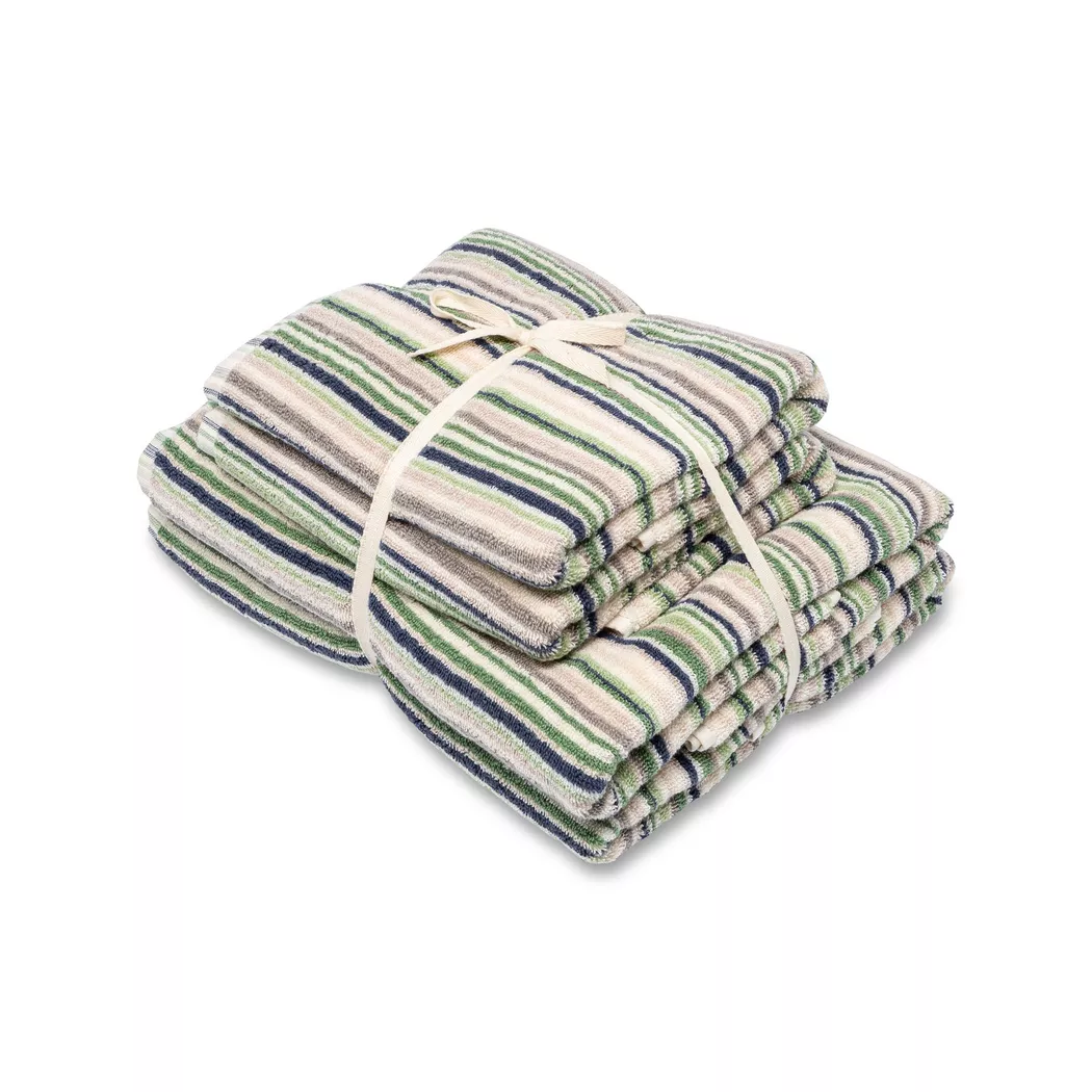 Manor - Handtuch & Duschtuch Set, 4 Stück, Grün