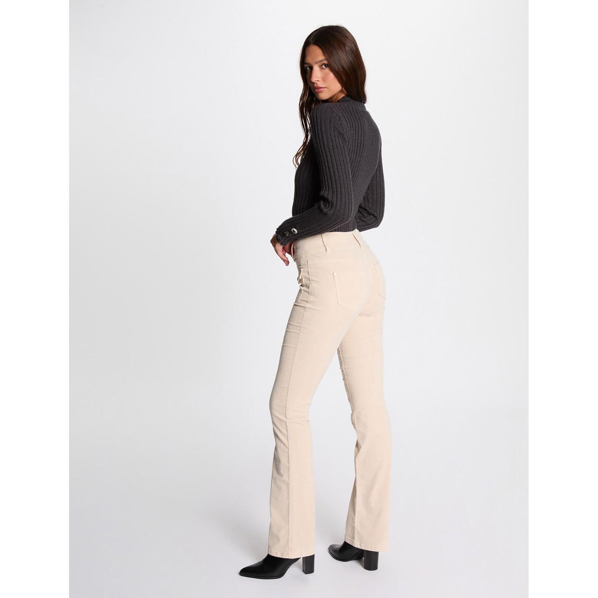 MORGAN Samt Slim Fit Hose  
