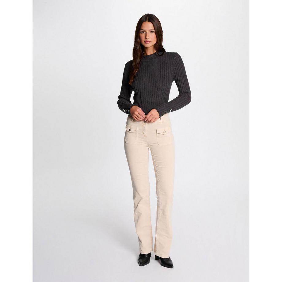 MORGAN Pantalon Velours Slim Fit  