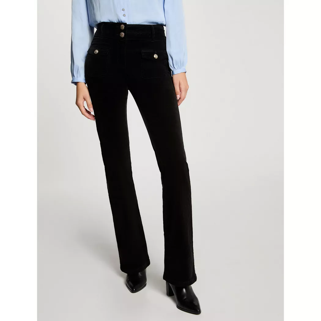 Morgan - Hose, für Damen, Black, Größe 34 3