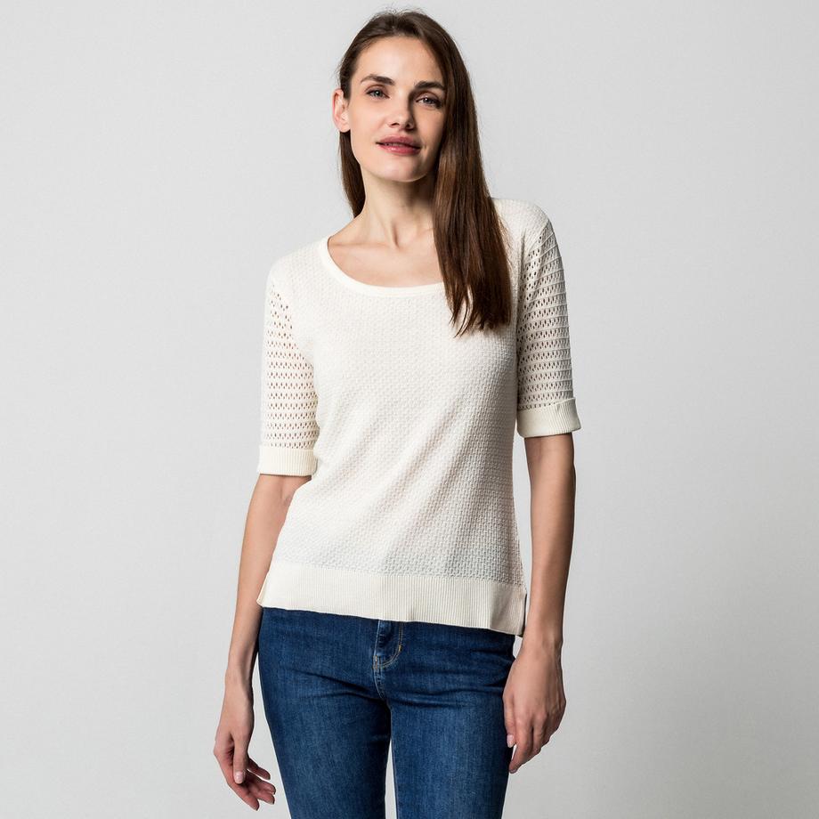 Manor Woman Maglione Maniche Corte  