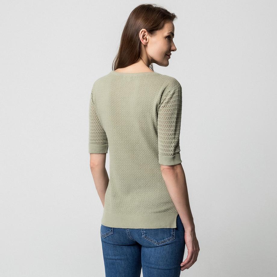 Manor Woman Maglione Maniche Corte  