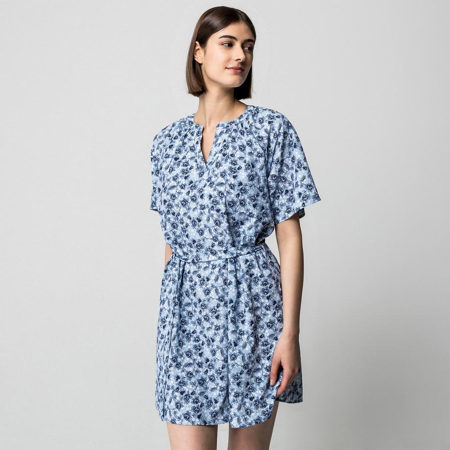 Manor Woman Mini Robe Décontractée à Motif Floral  
