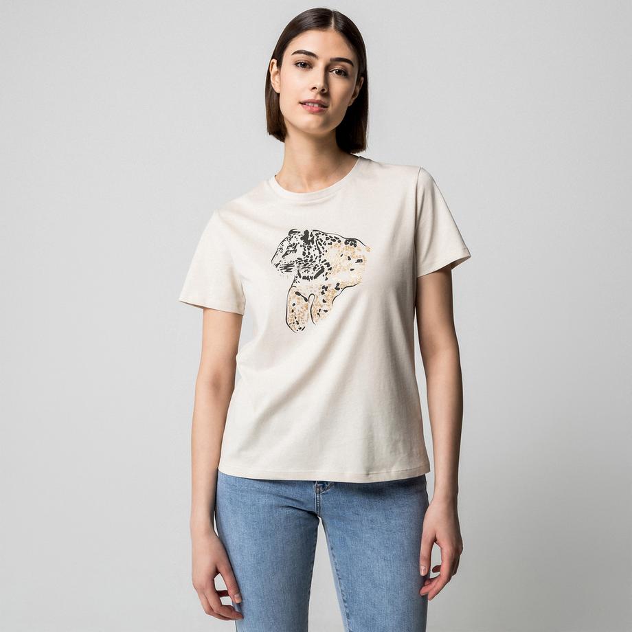 Manor Woman T-shirt Stampa Leopardata  