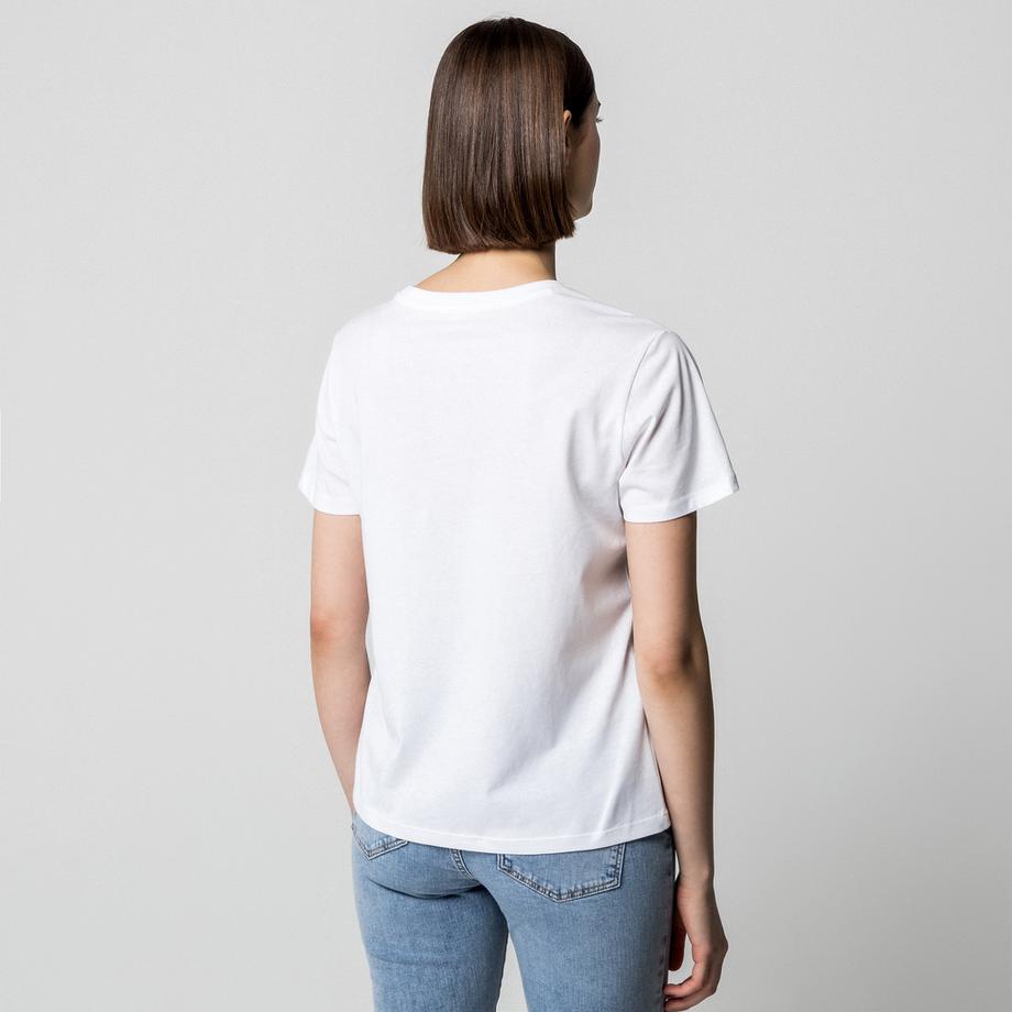 Manor Woman T-Shirt Stampa Conchiglia  