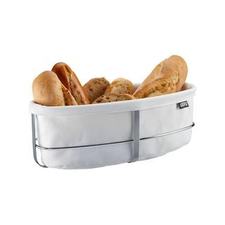 GEFU Panettiera Brotkorb BRUNCH, oval weiss 