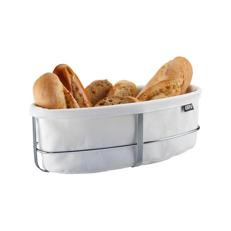 GEFU Panettiera Brotkorb BRUNCH, oval weiss 