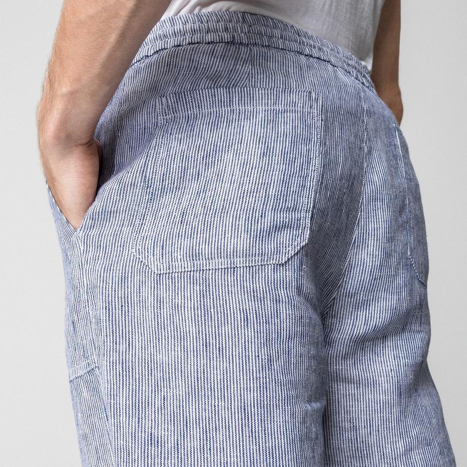 Manor Man Pantaloni Chino Lino  