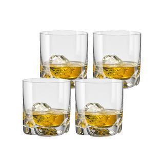 BOHEMIA Cristal Verre whisky, 4 pièces Bar Trio 