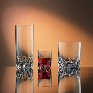 BOHEMIA Cristal Verre whisky, 4 pièces Bar Trio 