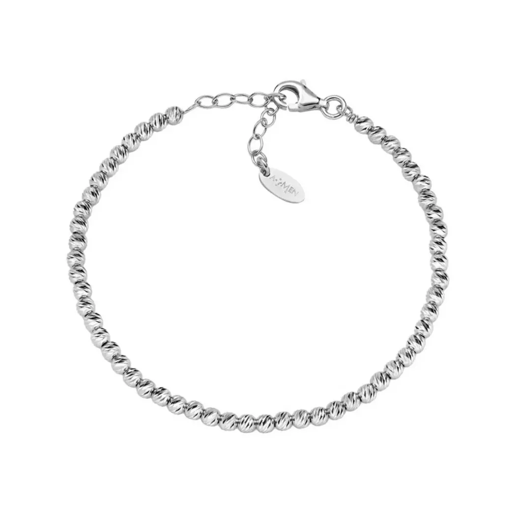 Amen - Armband, Tennis, 16+3CM, Silber