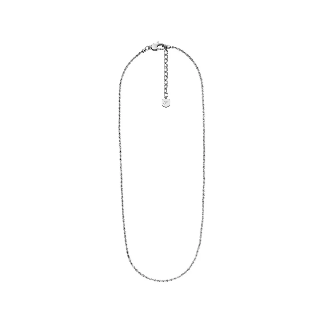 Fossil - Halskette, Jewelry, 65 CM, Silberfarben