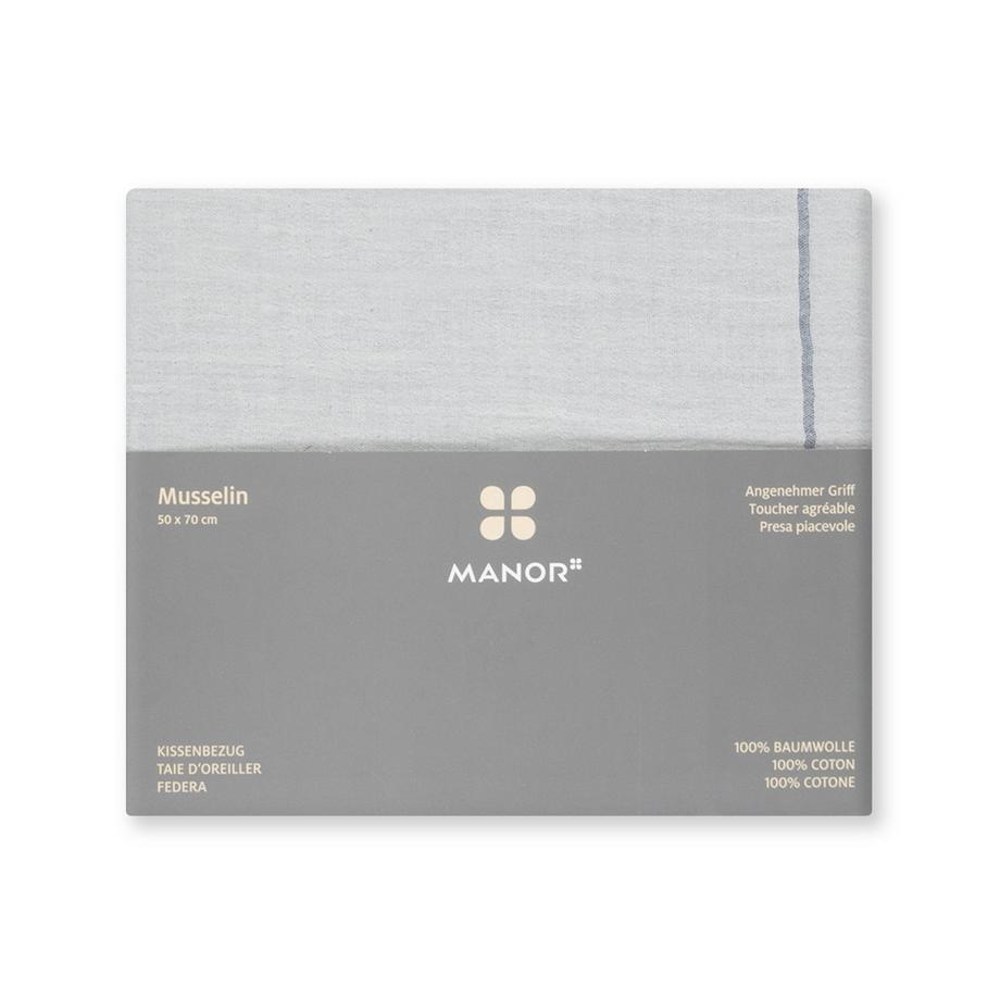 Manor Tokiana Federa Cuscino Mussola  