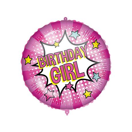 Procos  Ballon en aluminium Girl Power 