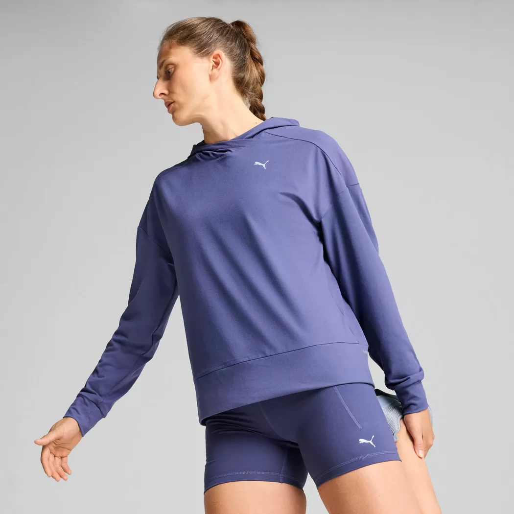 Puma - Hoodie, für Damen, Blau, Größe M