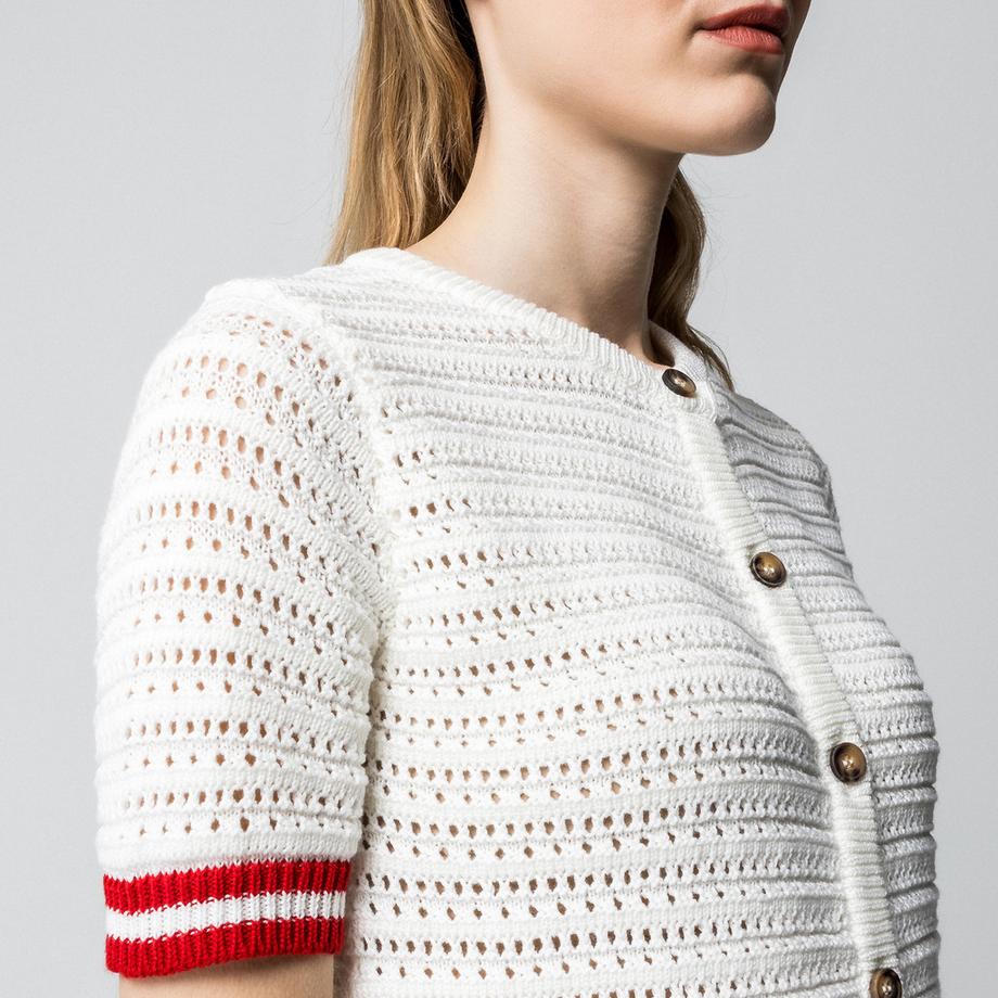 Manor Woman Cardigan Manches Courtes  