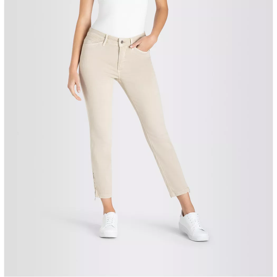 Mac - 5-Pocket Hose, für Damen, Beige, Größe W40/L27