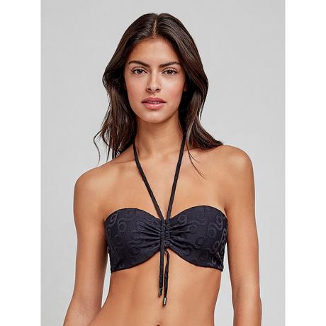 Gisela CORALS & MONOGRAM Haut de bikini bandeau  