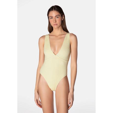 Sorbet Island Ariel Costume da bagno testurizzato scollo a V  