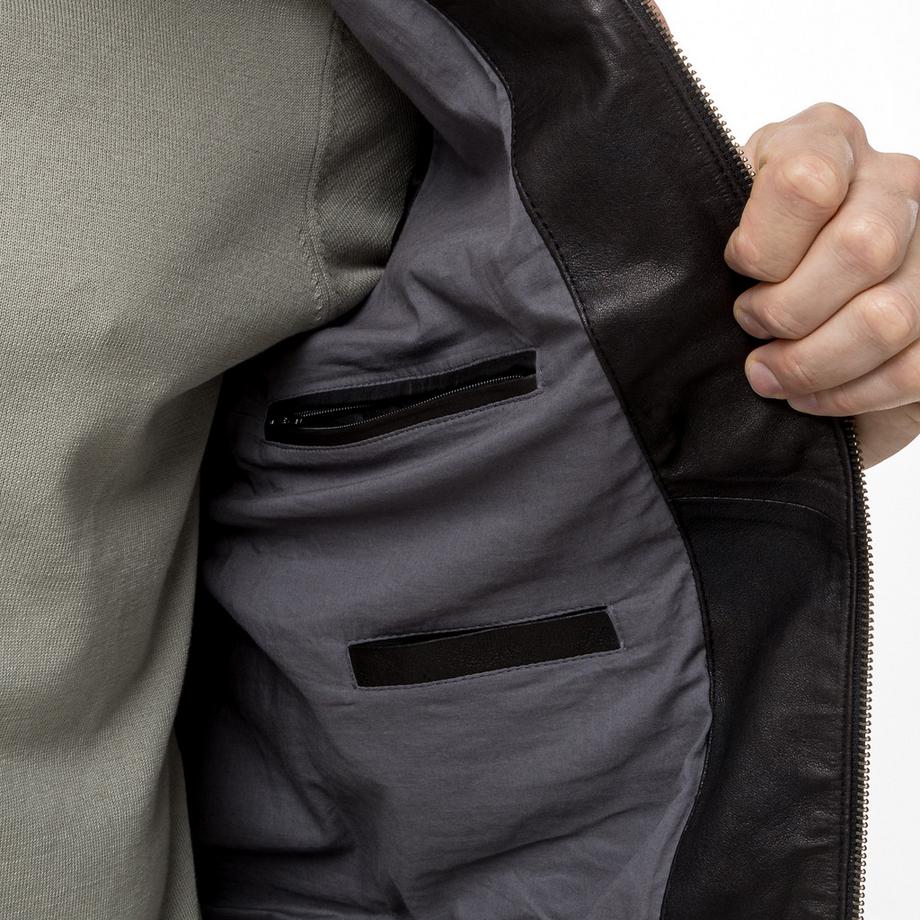 Manor Man Veste en cuir  