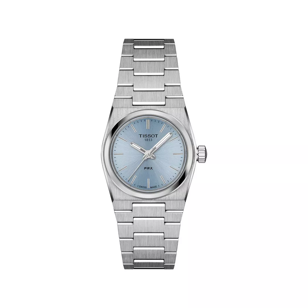 Tissot PRX Quartz 25mm Black Diamond Dial Steel Women's Watch T137.010.11.056.00 silver  female 3