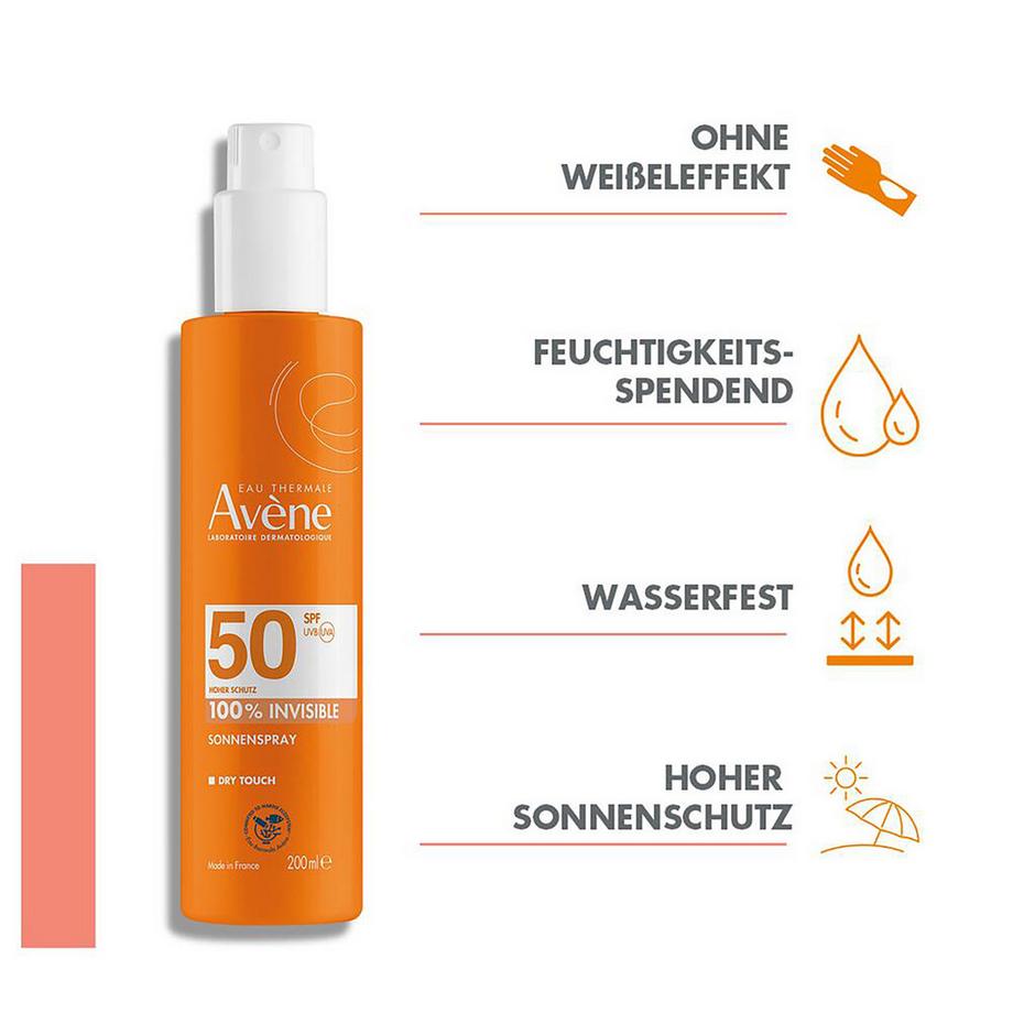 Avene Sonnenschutz Sonnenspray SPF 50 
