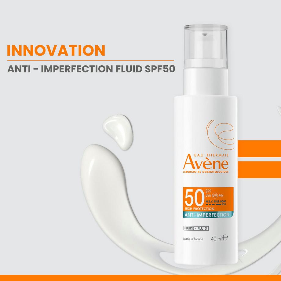 Avene Protection solaire Fluide anti-imperfections SPF 50+ 