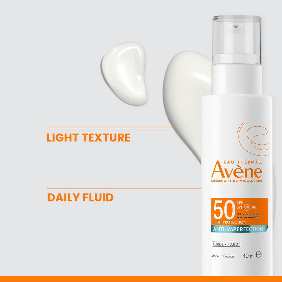 Avene Protection solaire Fluide anti-imperfections SPF 50+ 