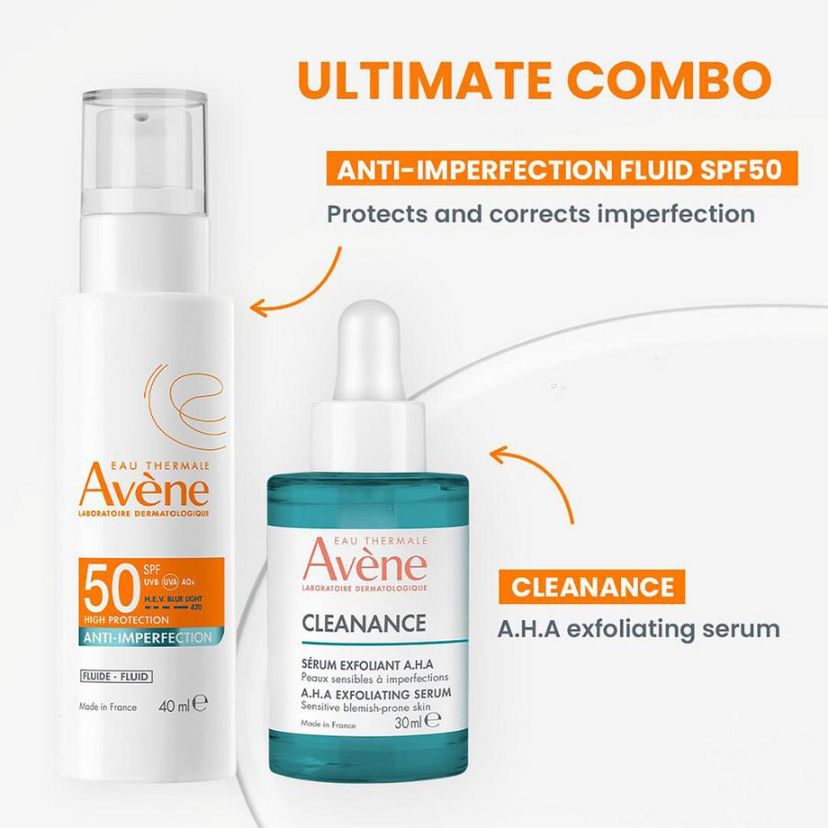 Avene Protection solaire Fluide anti-imperfections SPF 50+ 