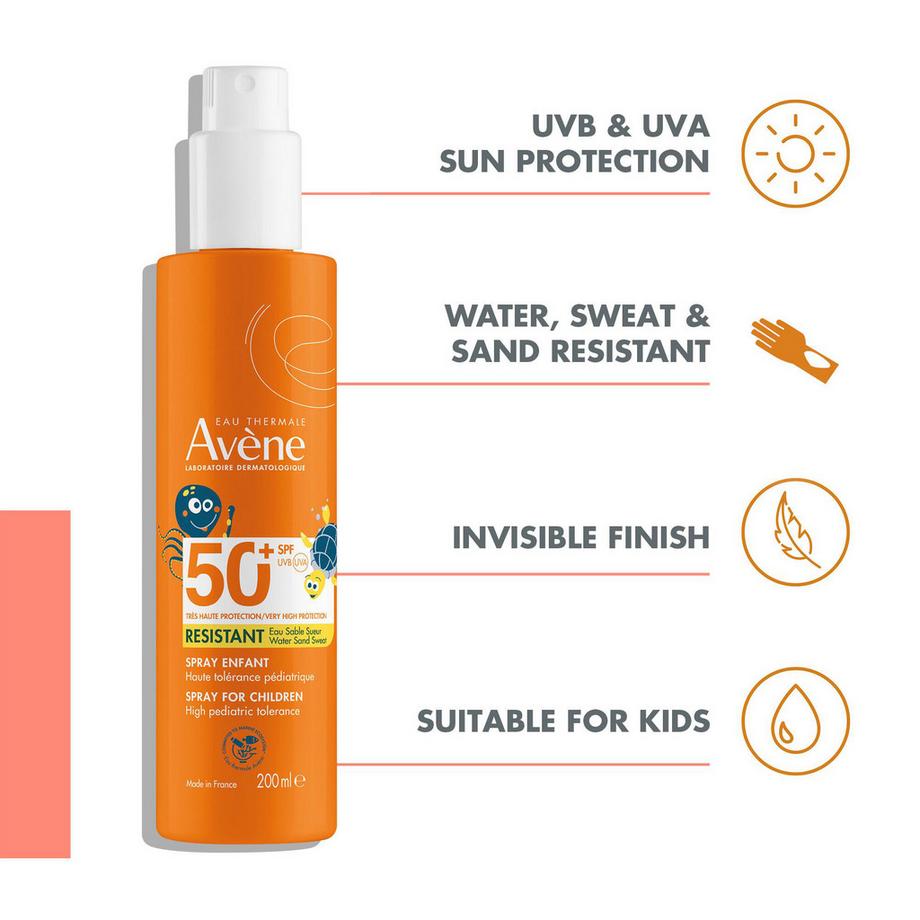 Avene Protezione solare Spray solare per bambini SPF 50+ 