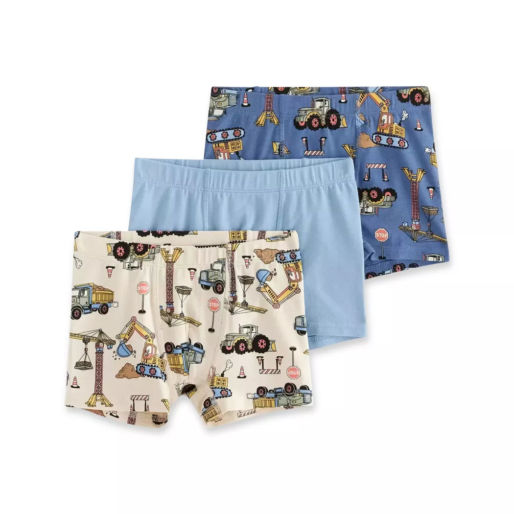 Lindex - Triopack Hipster, 110-116, Blau