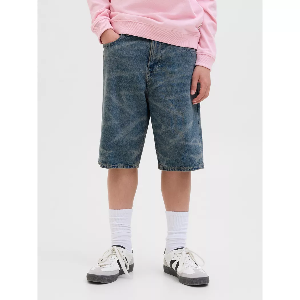 Jack & Jones Junior - Shorts, 128, Blau Denim