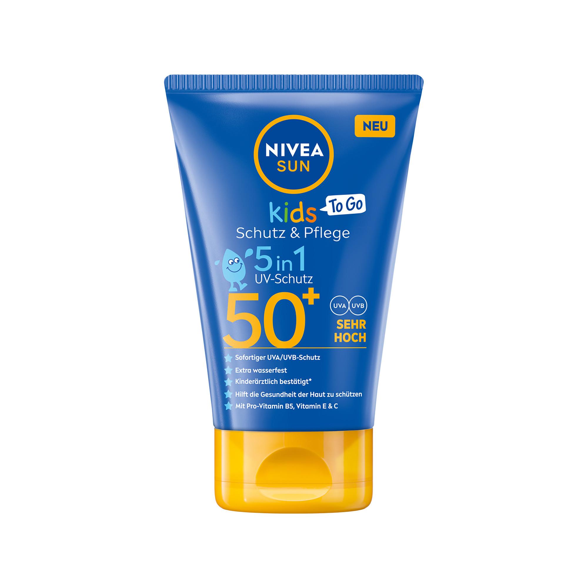 NIVEA SUN Kids To Go Schutz&Pflege LSF50 Kids To Go Schutz & Pflege Sonnenlotion LSF 50+ 