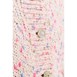 Rich & Royal Cardigan in maglia bouclé con bottoni dorati  