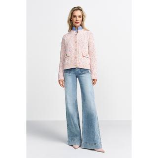 Rich & Royal Cardigan in maglia bouclé con bottoni dorati  