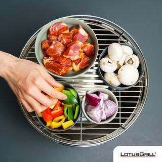 LotusGrill Gas-/Kohlengrill Hybrid Classic 